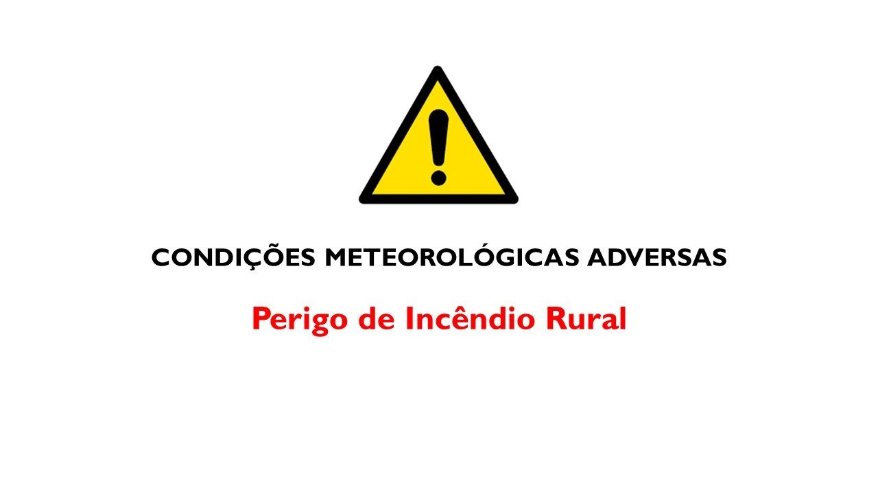 Imagem Aviso à população: Prorrogação Declaração de Situação de Contingência -Risco de Incêndio Rural