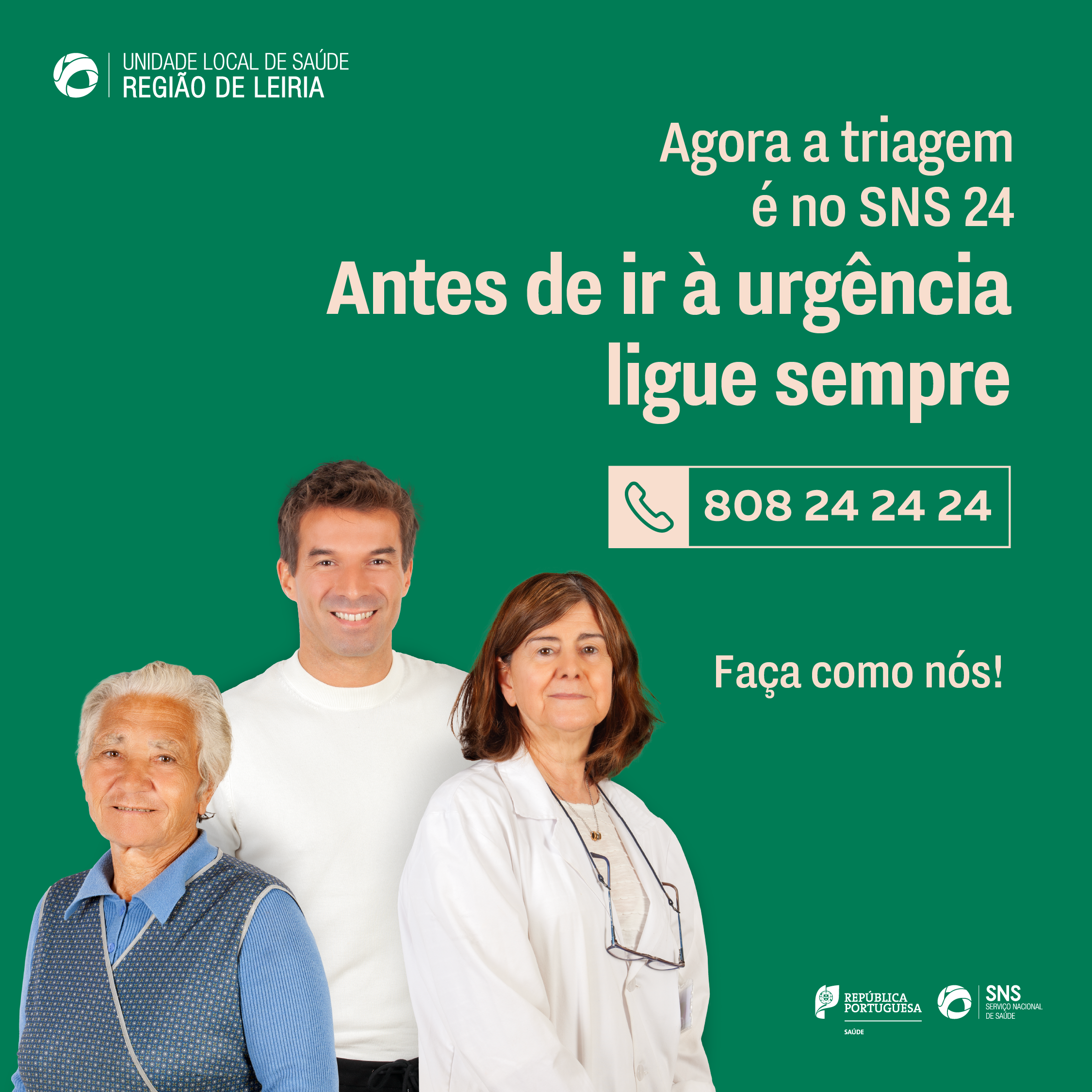 Imagem Campanha "Ligue Antes Salve Vidas"